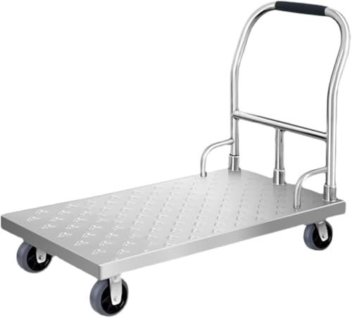 Carrito Plataforma Plegable Acero Inoxidable 80×50×90cm miniatura 1