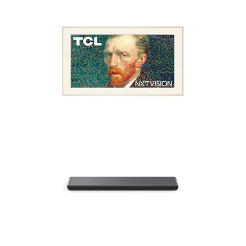 Image of TCL 65-Inch Class QLED 4K Smart NXTVISION TV with Google TV (65A300W, 2024 Model) S45H S Class 2.0 Channel Sound Bar with Dolby Atmos