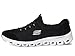 Skechers Glide-Step-Resilience Sneaker, Black-White, 8 W