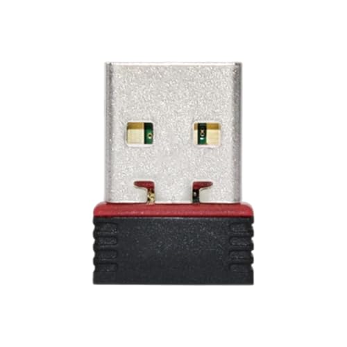 WiFi Dongle para Ordenadores de Escritorio Personales | 2.4 Gigahertz portátil Dongle | 150 Megabits Por Segundo Adaptador De Red Inalámbrico Para PC | Para Portátiles, Ordenadores, Tareas, Oficina En