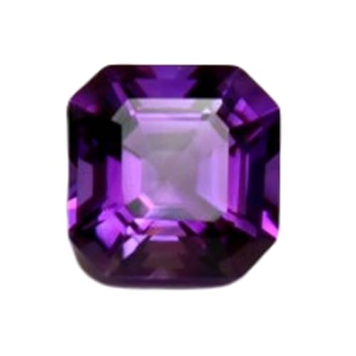 Améthyste naturelle 9x9x6.50mm, pierre précieuse en vrac coussin à facettes pour DIY collier