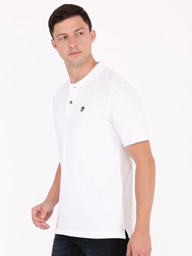 Image of Macroman M-Series Fashion Half Sleeve Polo Core Casual T-Shirt for Men, Cotton Blend, Pack of 1