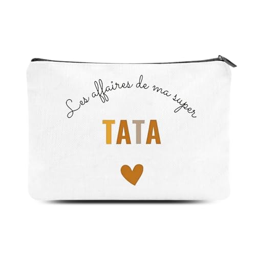 Cadeau Tata Trousse à Maquillage Cadeau Tatie d'anniversaire pour Tante Tata Annonce de Grossesse...