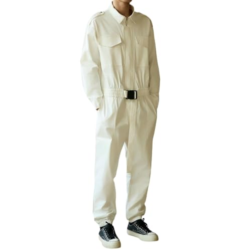 Overol informal de hip hop para hombre con pantalones cargo de primavera 2