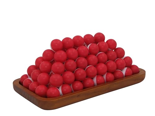 68 Cal Pepper Projectiles - Self Defense Pepper Projectile Rounds for Compatible.68 Cal Pepper launchers,(5% PAVA Ultrafine Powder) Pepper Balls Laser weldingwithout Leakage It is Safer (10 ??Count)