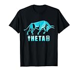 Theta Bullrun Crypto Coin Blockchain Token Wave Fashion Men T-Shirt