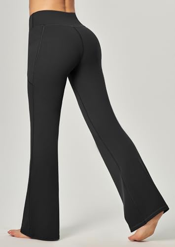 Image of Heathyoga Yoga Pants with Pockets Extra Soft Leggings with Pockets for Women Non See-Through High Waist Workout Leggings