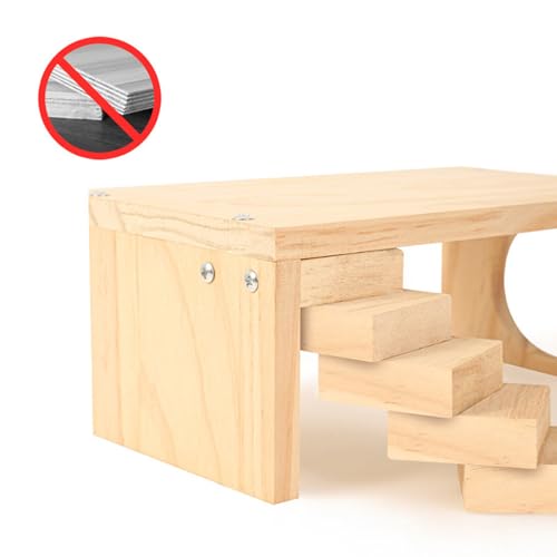 Hamster Plattformen | Holzspielzeug Für Hamster,Beschäftigungs-Spielzeug für Zwergmeerschweinchen, Chinchillas & Mäuse zur Aktivitätsförderung