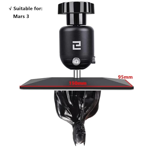 BIQU 2PCS Magnetic Flexible Steel Plate 150x95mm, Flex Bed Build Plate 3D Printer Platform for Elegoo Mars 3/Mars 3 Pro SLA LCD Resin 3D Printer