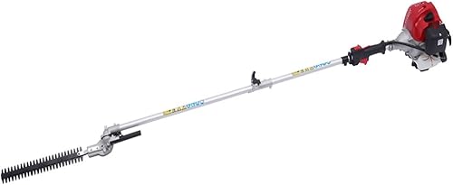 Miniatura 1 de DNYSYSJ Cortasetos de 2 tiempos, cortador de cepillo de sierra de poste a gas 4 en 1, recortadora de setos de gas de 51.7 CC para árbol de malas