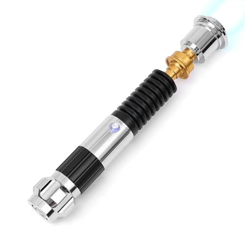 Saberforms Lightsaber Dueling Light Saber with 12 RGB Colors 16 Sound Fonts and Motion Control Force FX Lightsabers with Premium Metal Handle and Replaceable Blade Light Sabers for Adults Kids