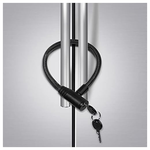 Rofio Fridge Lock, Refrigerator Lock with Keys, Childproof Lock for French Door Fridge and Cabinet