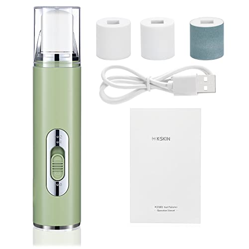 Electric Nail File, 4-in-1 Electric Nail Drill, Nail Filer Electric, Electric Nail Clipper - Pro-Grade Nail Drill Machine - Easy To Use Electric Nail Trimmer - Portable Pedicure, Manicure Set (Green)