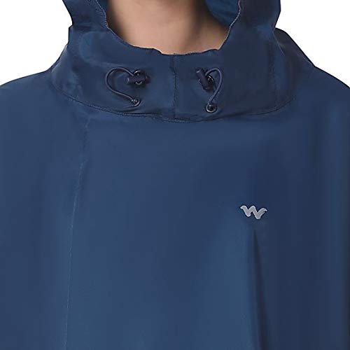 Wildcraft Polyester Navy Hypadry Unisex Standard Length Rain Poncho (41303) -Medium 2