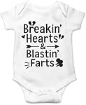 Breaking Hearts et les flèches de bronzage Sarcasm - Funny Humor Baby Nouveauté Combinaison de corps