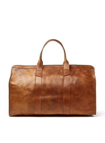 Fourre-tout en cuir véritable TOSCANA idéal pour vos week-ends
