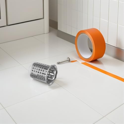 Colador para lavabo de acero inoxidable con asa miniatura 7