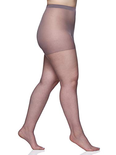 Image of Berkshire 4413 Women's Ultra Sheer Non-Control Top Pantyhose with Sandalfoot Toe - Made in USA - Nylon & Cotton Blend