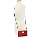 Dooney & Bourke Small Crossbody Bags for Women, Leather Ella Crossbody Clutch Purse with Removable Strap - Red