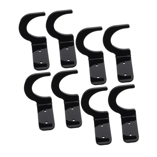 BESPORTBLE Softball Bat Rack Baseball Bat Display Stand 4 Holders Wall-mounted for Space Efficiency