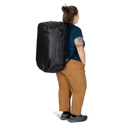 Osprey Transporter 65L Lightweight Travel Duffel Bag - Water Resistant Durable Gear Bag for Men and Women, Euphoria Purple - Image 12