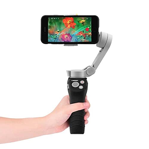 Image of GetZget Om 4 Grip Cover Silicone Compatible with DJI Osmo 3 and DJI Om4 Accessories Anti Slip Handel Grip Silicone Cover (Black)