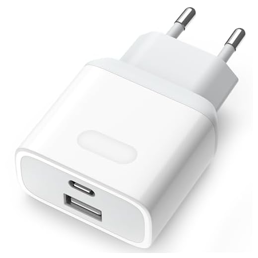 Cargador USB C Enchufe 20W para iPhone 15 14 13 12 11 Pro MAX SE XS XR 8 Plus, iPad, Samsung Galaxy, AirPods, Carga Rapida Tipo USBC Charger Movil Adaptador Pared Corriente PD Cabezal Anlikool AC