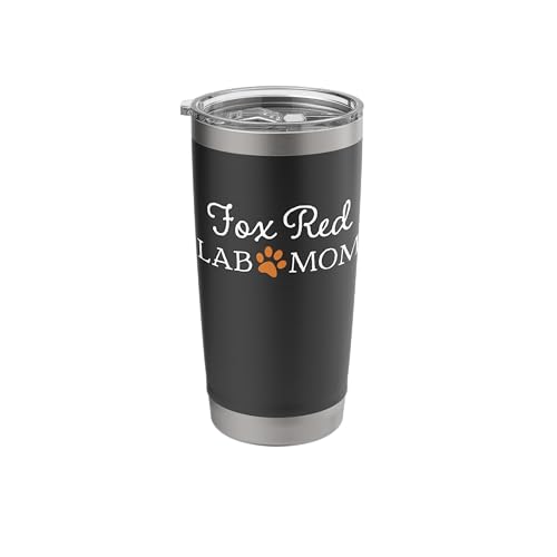 Fox Red Lab Mom Women Labrador Retriever Stainless Steel Insulated Tumbler