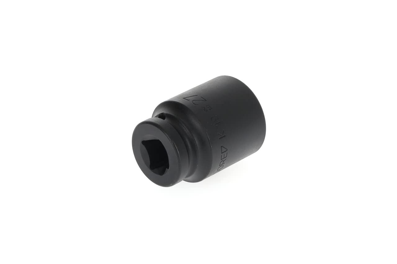 GEDORE Impact wrench socket, Socket, 1/2" 12.5 mm drive, Hex UD profile, SW 27 mm, Machine-operated, Automotive, K19 27 - Image 3