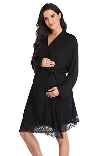 Maternity Robes for Women - Hospital Labor Delivery Robes - Pregnancy Nursing Sleepwear