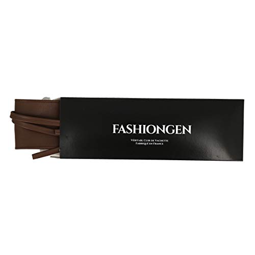 Ledergürtel für Damen aus hochwertigem Rindsleder in Braun, Größe L-XL