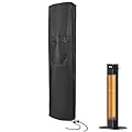 Andacar Patio Heater Covers for VAGKRI 42in Heater, Waterproof Outdoor Heater Cover with Zipper Heavy Duty Electric Heater Storage Cover for Patio Outside Home Use - 7"Dx9"Wx40"H