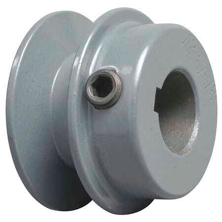 Zoro Select Bk3678 7/8 In Fixed Bore 1 Groove V-Belt Pulley 3.75 In Od