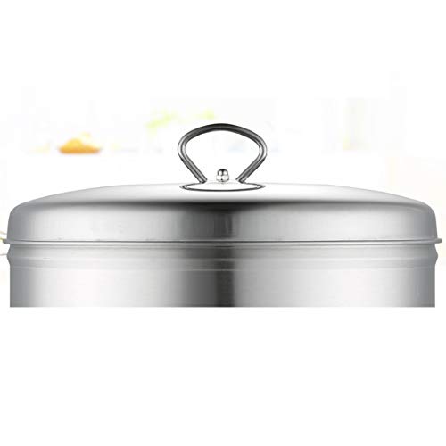 Haoun Rice Container Storage, 12KG / 26.45 lbs Stainless Steel Rice Storage Bin Cereal Grain Storage Box Food Container with Lid for Kitchen