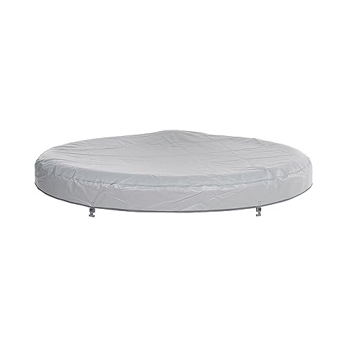 Home Deluxe - Outdoor Whirlpool Abdeckung - Splash - ⌀ 208 cm, Höhe 1,3 cm, Farbe: Grau