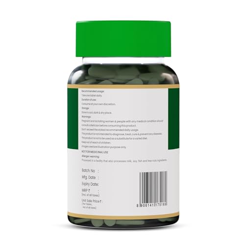 Image of Jeena Sikho Good Green Advance Formula Tablets | Natural Daily Nutrition for Energy, Vitality & Immunity | With Moringa, Amla, Aloe Vera & Ashwagandha | Natural Nutraceutical, 60 Tablets