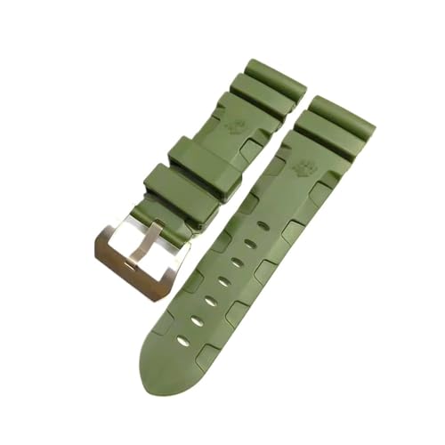 Bracelet montre silicone 24mm pour homme actif, adapté PAM 441