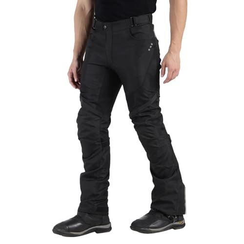 Image of Royal Enfield Tripper Riding Trouser | Changeable Straps| Certification: CE certified to CLASS A standards | Ergo Protech CE level 2 Armours at Knee XY CE level 2 at Hip | Blue Black Lime Red 38