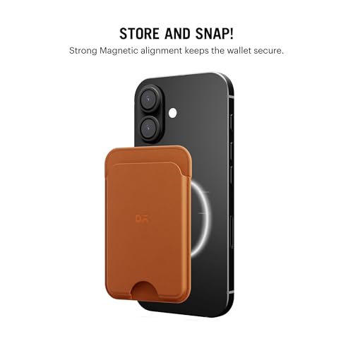 Image of DailyObjects Tan Leatherite MagSafe Card Wallet