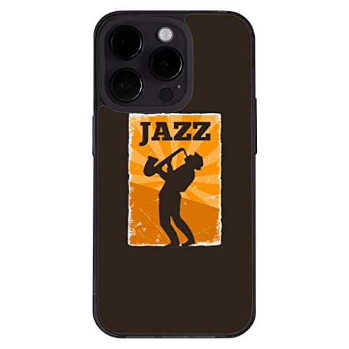 Jazz Iphone 14 Pro Case - Saxophone Phone Case For Iphone 14 Pro - Silhouette Iphone 14 Pro Case Multicolor #TOP18