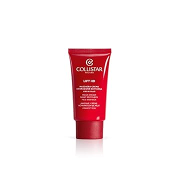 Collistar Lift HD Maschera-Crema Riparazione Notturna Viso e Collo, Maschera Rimpolpante e Anti-Rughe, Tecnologia Brevettata con Estratto di Microalga, Per tutti i tipi di pelle, 75 ml