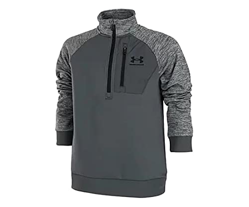 Sweat active Under Armour AF half-zip boys charcoal taille YXL