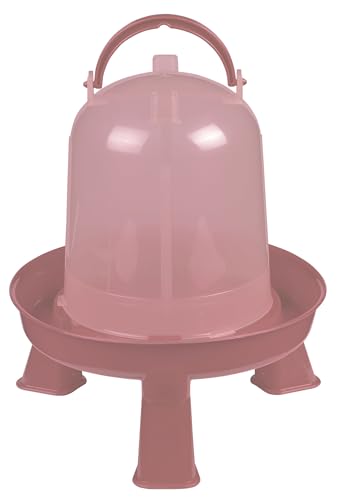 Kerbl Kunststoff-Tränke 3 L – Rosé, mit Füßen (Abmessungen 31 x 23 x 23 cm, Gewicht 0,258 kg, Transparenter Kunststoff) 73171 Kerbl Kunststoff-Tränke 3 L – Rosé, mit Füßen (Abmessungen 31 x 23 x 23 cm, Gewicht 0,258 kg, Transparenter Kunststoff) 73171