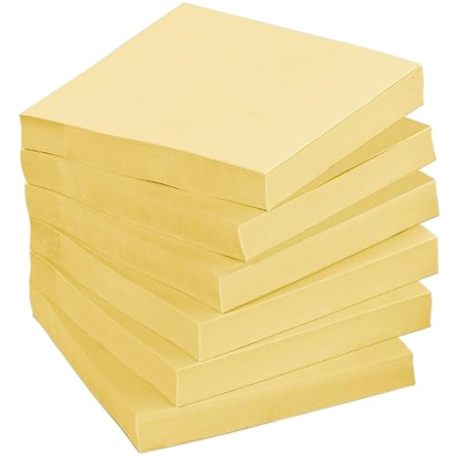 Notes recyclées Post-It Greener Notes 3x3 jaune canari pour bureau - 6