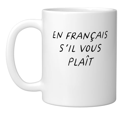 Taza cerámica para profesor de francés 11 onzas miniatura 1