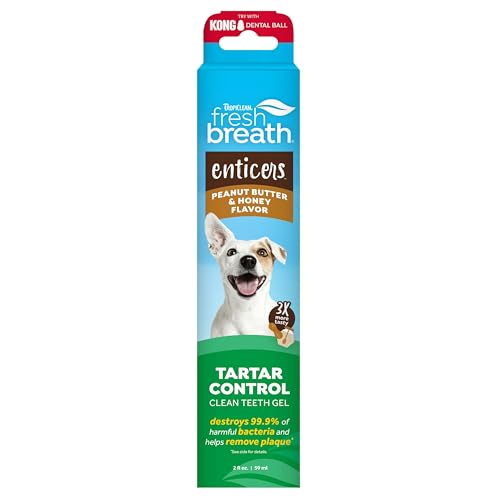TropiClean Fresh Breath - Dog Toothpaste - Dog Teeth Cleaning Pea...