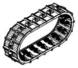 Amazon.co.jp: ホンダ 純正 除雪機 クローラー キャタピラ 12-60×20