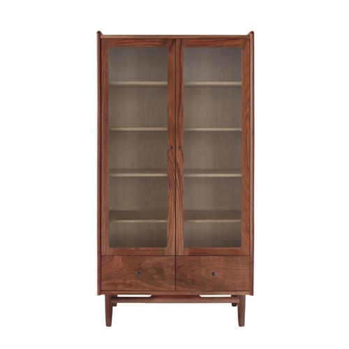 旭川家具 MUKU工房オリジナル ジャム キャビネット 引出し ウォールナット(納期:受注生産のため約90日)_04898