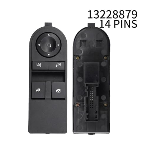 Commande vitre électrique bloquée ? Bouton de rechange Opel Astra H 13228709
