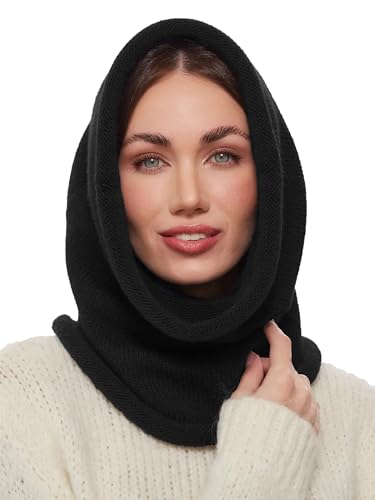 Winter Neck Warmer Loop Scarf for Women, Neck Gaiter Head Scarf, Thick Windproof Infinity Neck Scarves for Men3